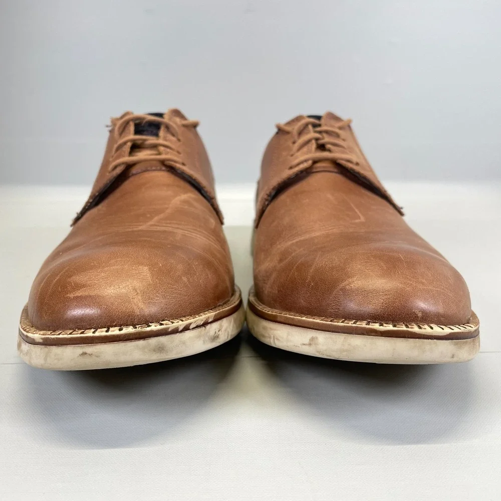 Josef Seibel Tyler Oxford Shoes Mens Size 42 US 9 Brown Leather Lace Up Casual
